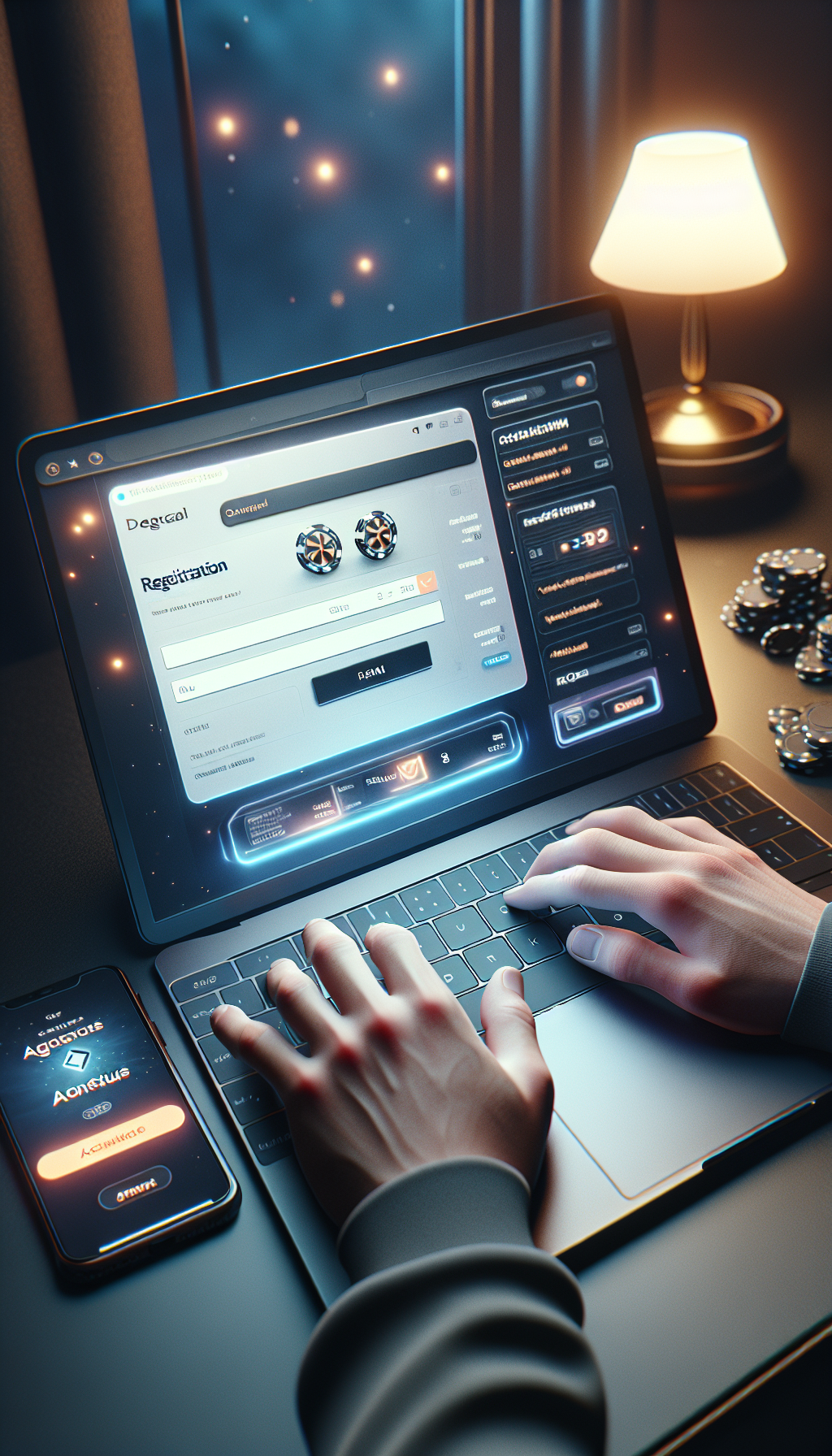 Persona activando su bono de bienvenida Bplay durante el registro en línea