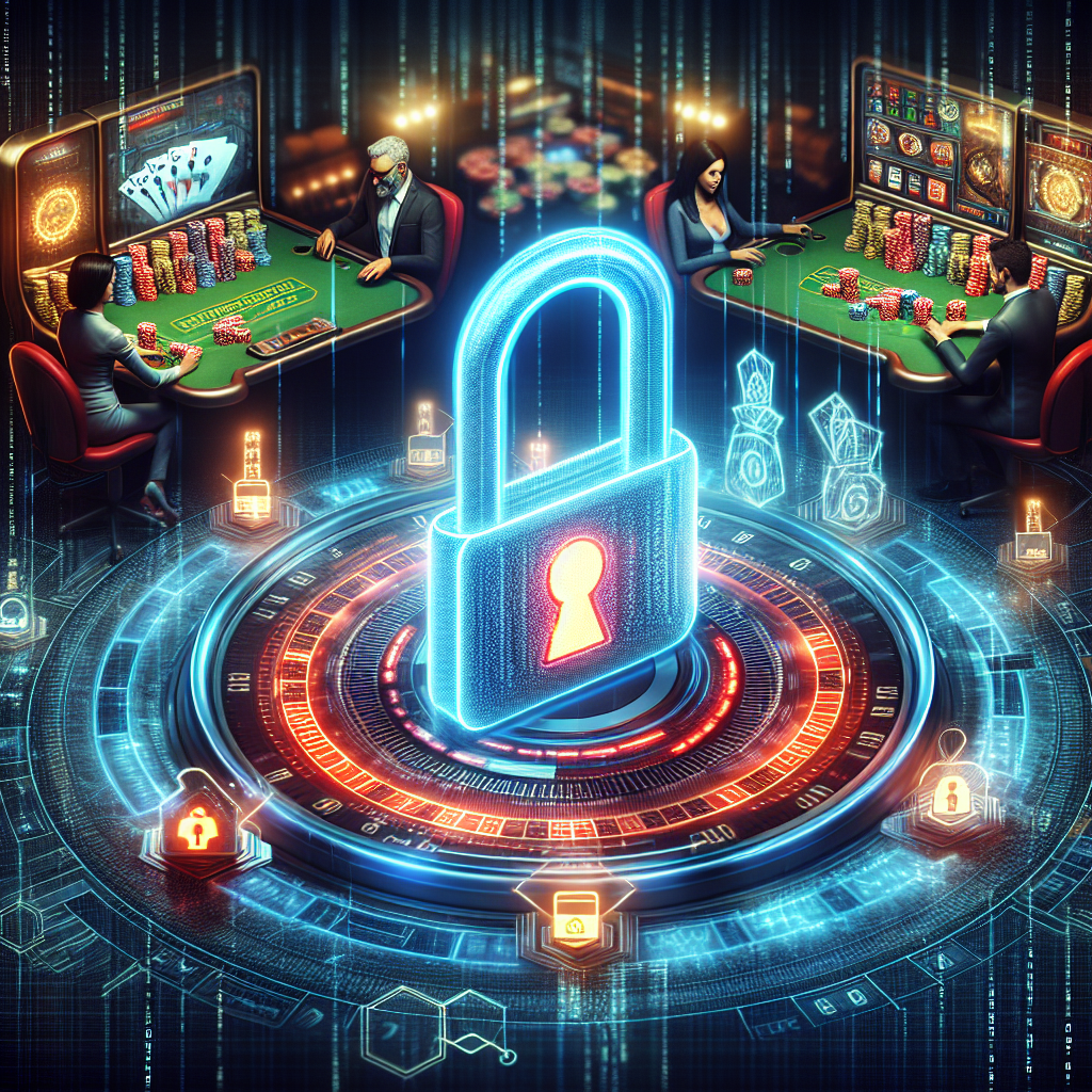 Representación de la seguridad avanzada en Bplay Casino Online