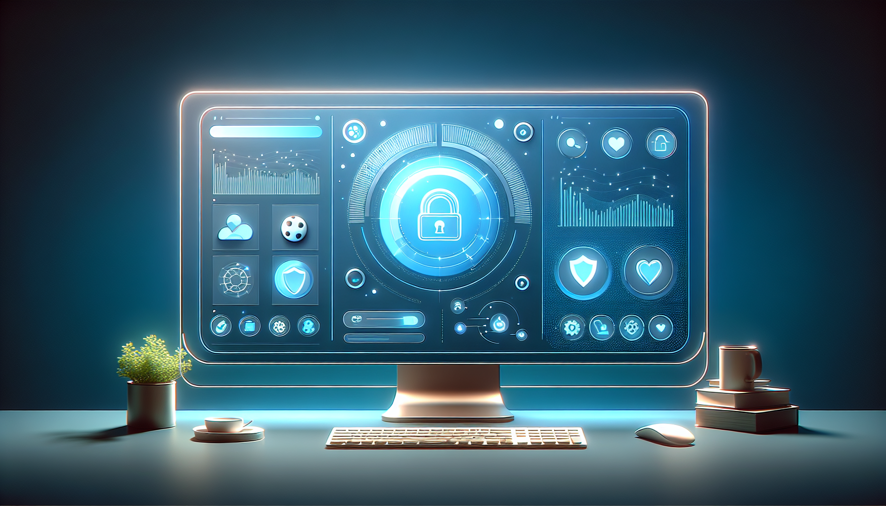 Ilustración digital de cookies y privacidad en la navegación web en Bplay