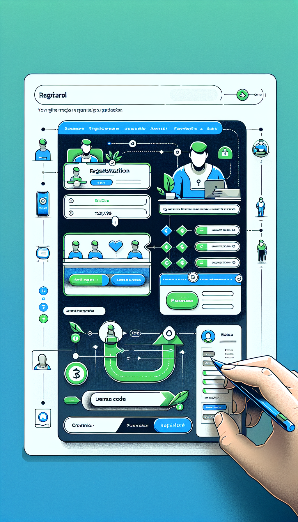 Infografía pasos para canjear código promocional en Bplay.