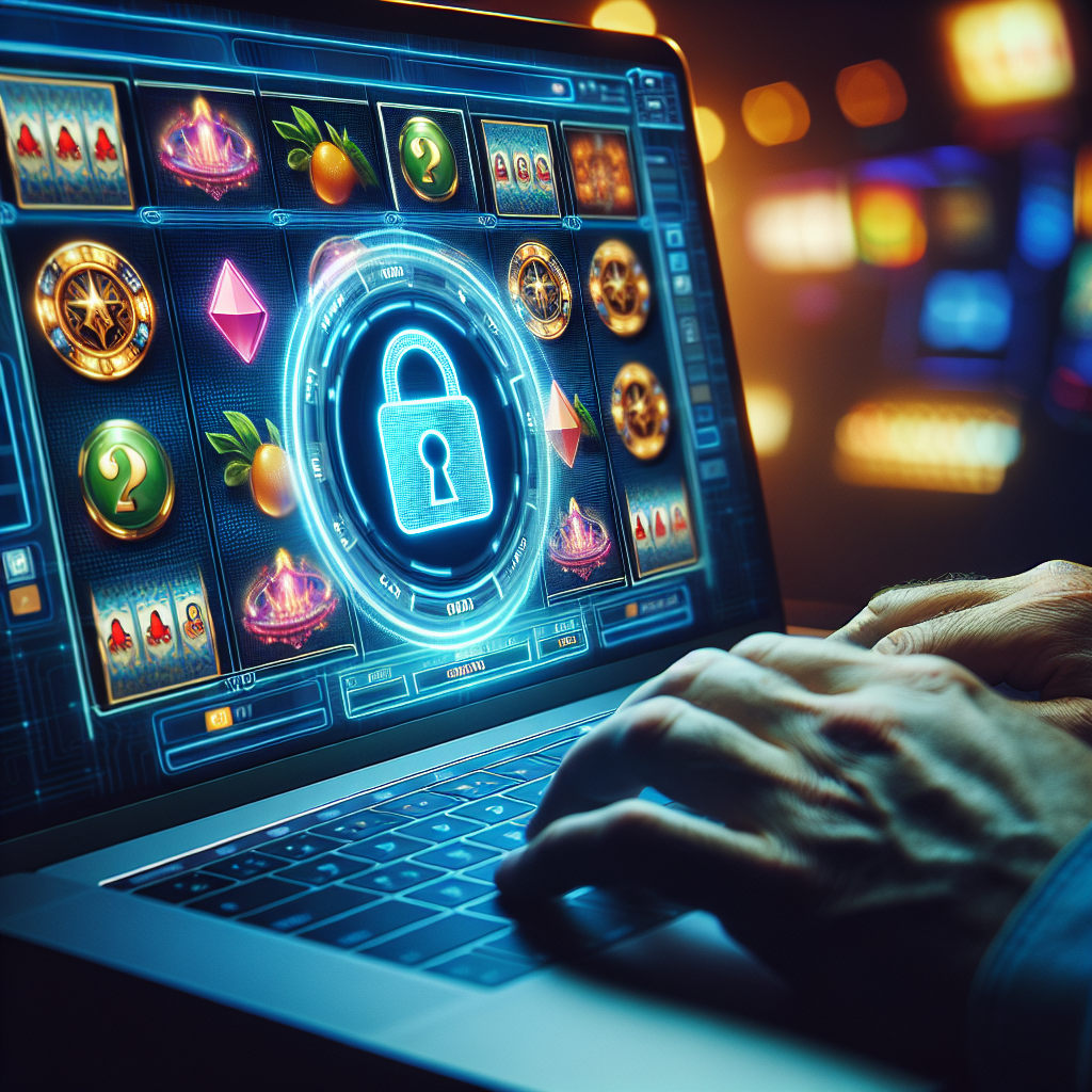 Visual de usuario accediendo a la plataforma segura del casino Bplay en laptop